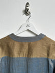 ITALIAN LABEL 1980s LINEN BLOUSON JACKET