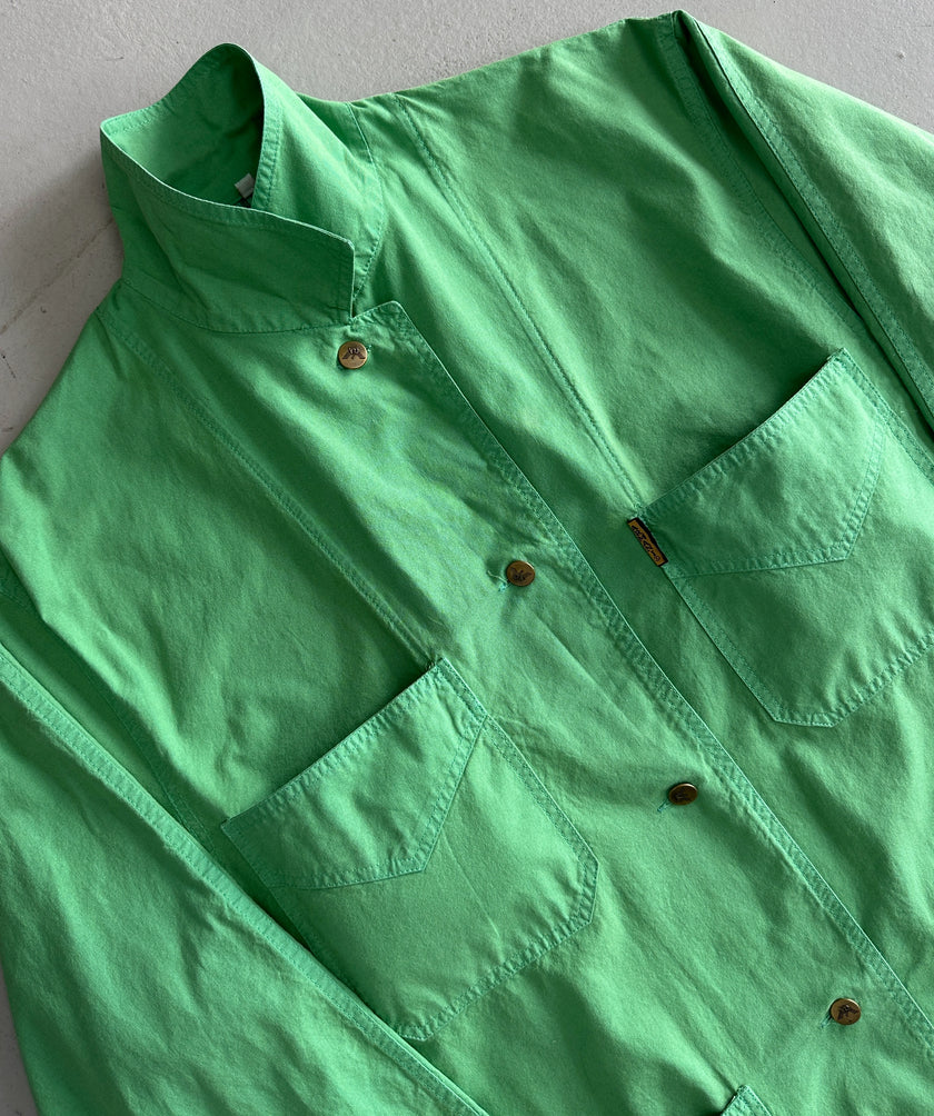 EMPORIO ARMANI - 1980s OVERSIZED POCKET SHACKET WITH CROPPED SLEEVE