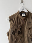 DOLCE & GABBANA -S/S 2003 CARGO ZIPPED VEST GILET