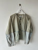 ISSEY MIYAKE HAI - 1980s DENIM COLLARLESS BLAZER