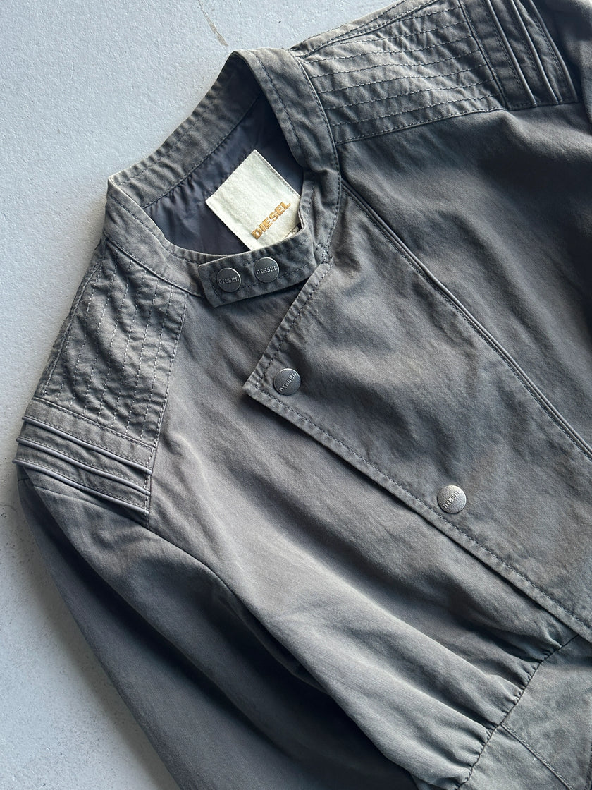 DIESEL - 1990s ASYMMETRICAL FRONT JACKET