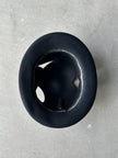 EMPORIO ARMANI - 2000s BOWLER HAT WITH GEOMETRIC CUT