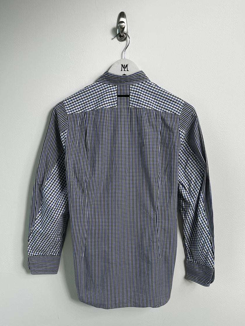 JUNYA WATANABE COMME DES GARÇONS - S/S 2010 GINGHAM CHECKS SHIRT WITH CURVED SLEEVE