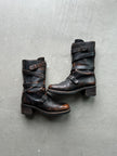 AKETOHN - 1990s SQUARE TOE LEATHER BOOTS