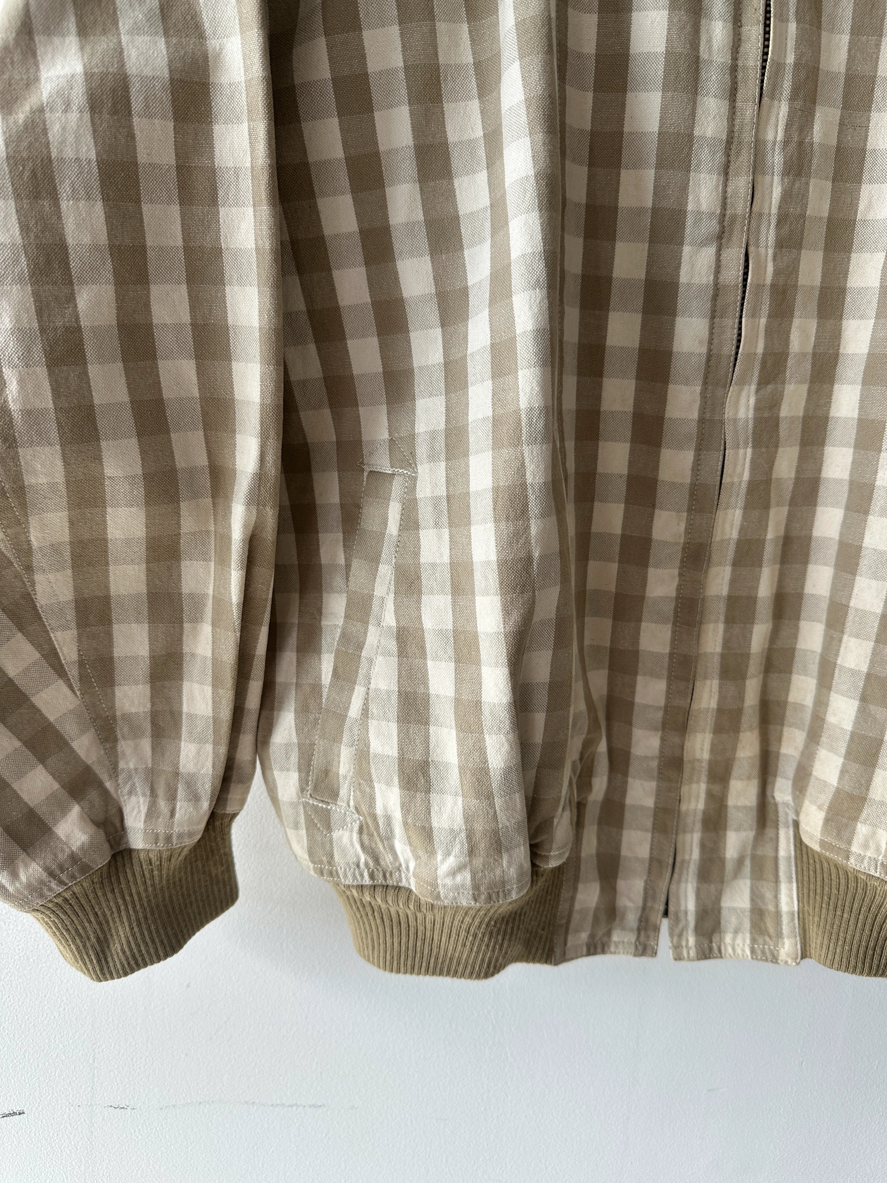 ISSEY MIYAKE IS X TSUMORI CHISATO - A/W 1984/85 CHECKED BOMBER JACKET