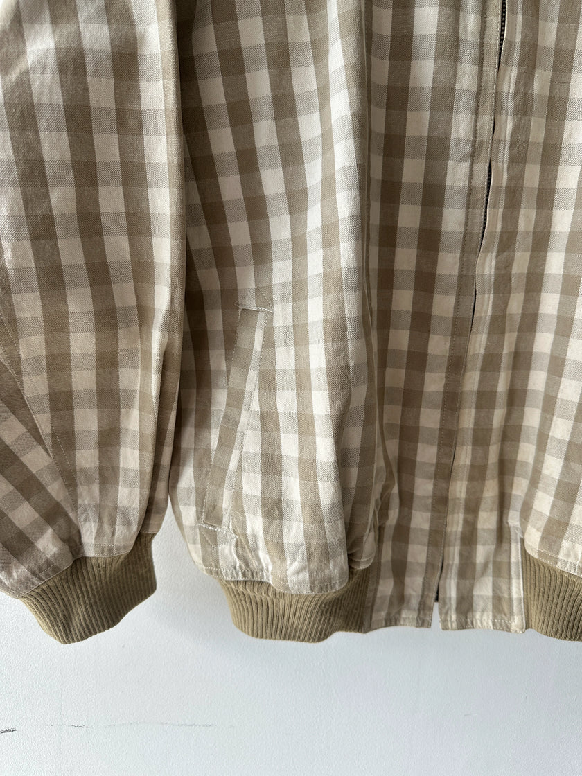 ISSEY MIYAKE IS X TSUMORI CHISATO - A/W 1984/85 CHECKED BOMBER JACKET