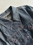 ANDREW MACKENZIE - 2000s CROPPED FIT DENIM JACKET