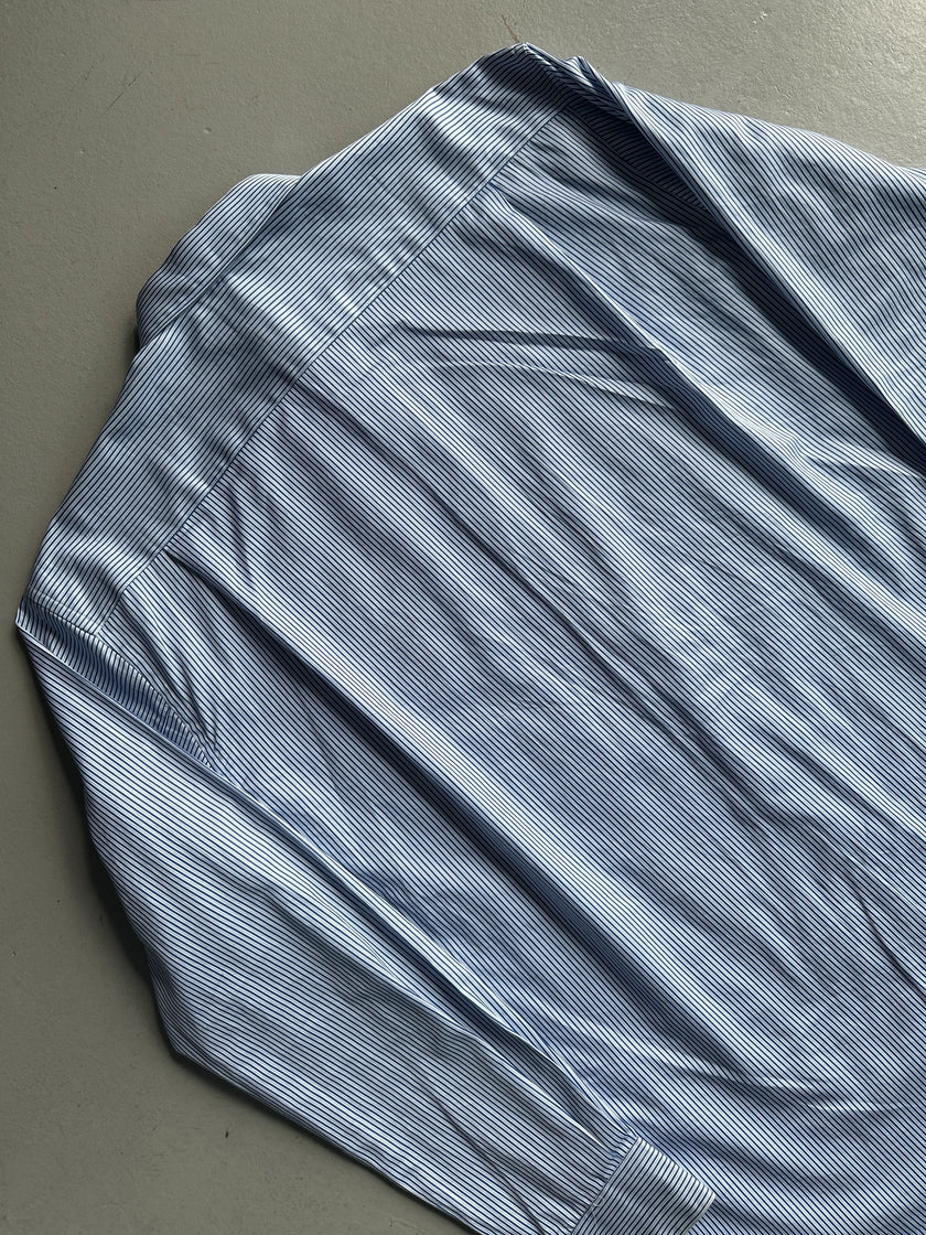 COMME DES GARÇONS SHIRT - S/S 2017 PATCHWORK LONG SLEEVE SHIRT