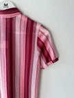 COMME DES GARÇONS - early 2000s OPEN KNIT SHORT SLEEVE BUTTONED SHIRT