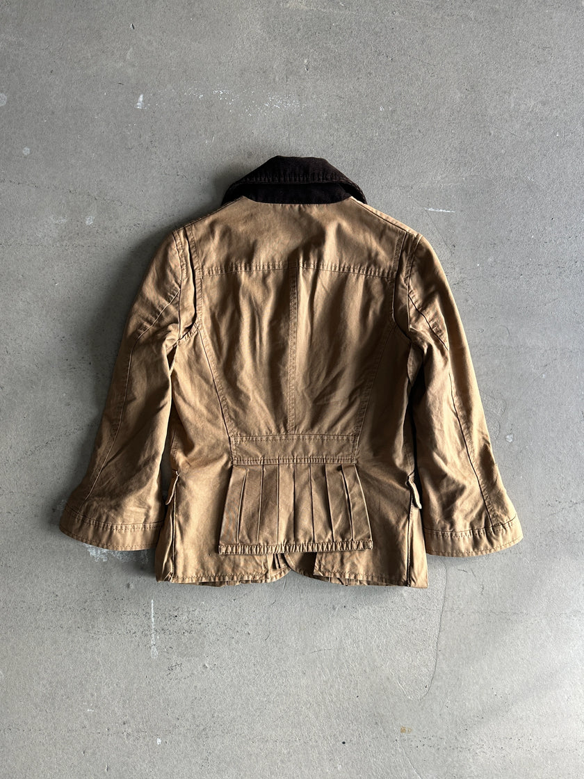 DSQUARED2- 2000s FIELD JACKET WITH CORDUROY COLLAR