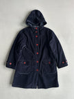 ARMANI JEANS - 1990s CORDUROY HOODED COAT