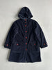 ARMANI JEANS - 1990s CORDUROY HOODED COAT