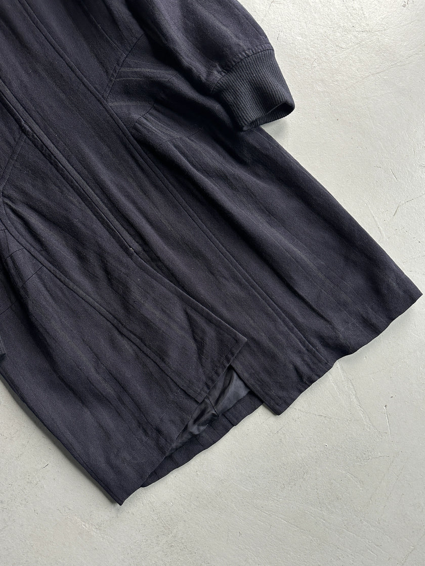 COMME DES GARÇONS - 1990s ASYMMETRICAL FRONT ZIPPED JACKET