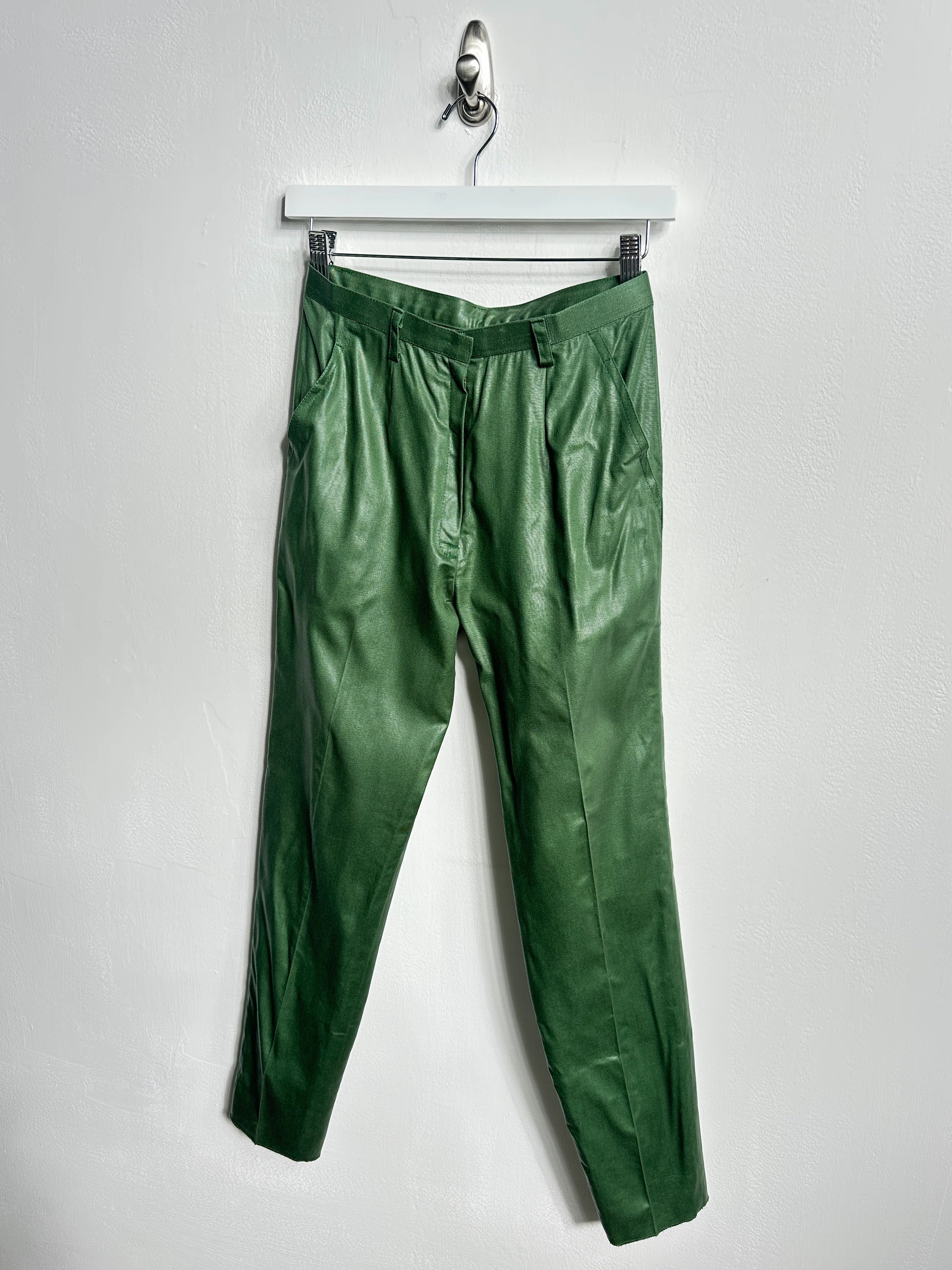 KANSAI YAMAMOTO - late 1970s TWO PIECE SET WITH WAISTCOAT AND HIGH WAIST TROUSERS