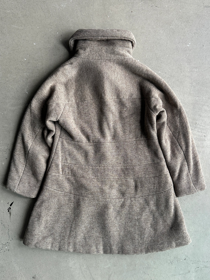 PLANTATION ISSEY MIYAKE - 1990s A LINE WOOL BLEND COAT