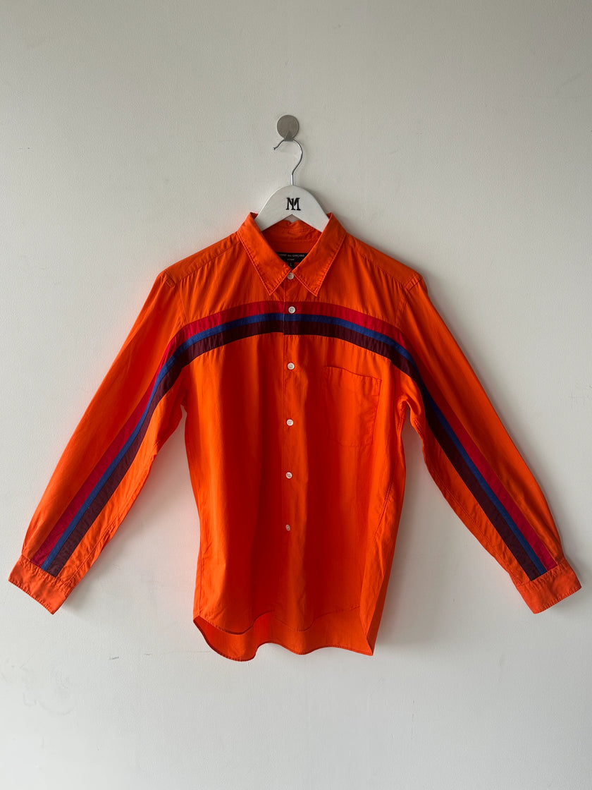 COMME DES GARÇONS - F/W 2005 LONG SLEEVE SHIRT WITH STRIPED PANEL