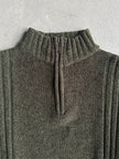 1990s CHENILLE MOCK NECK KNIT JUMPER