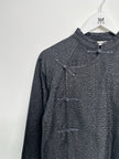 ISSEY MIYAKE PLANTATION - 1990s FROG CLOSURE TEXTURED JACKET