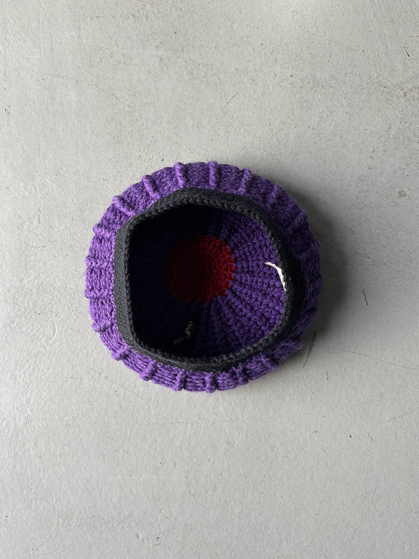 MIU MIU - F/W 2005 HAND CROCHETED BERET HAT
