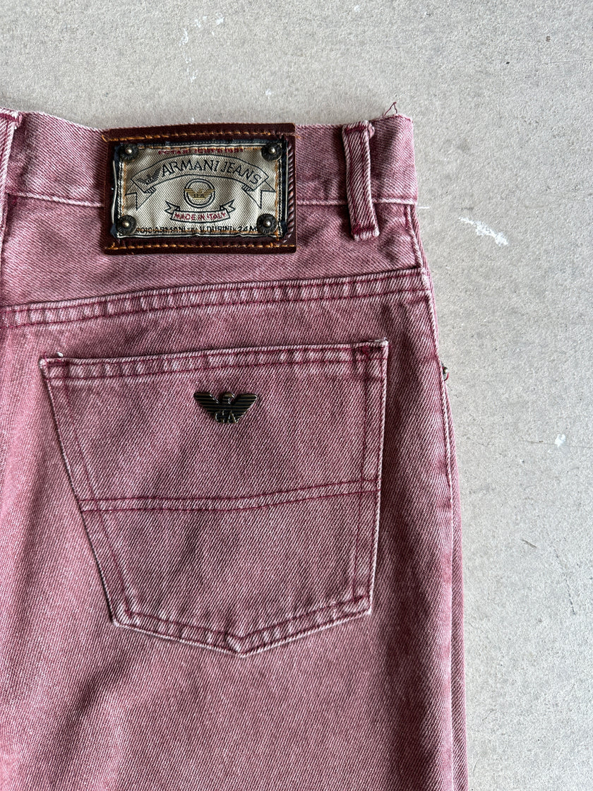 ARMANI JEANS - 1980s HIGH WAIST STRAIGHT FIT JEANS
