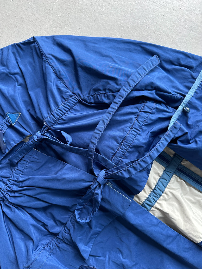 MARITHÉ + FRANÇOIS GIRBAUD - S/S 2013 FUNNEL NECK LAYERED LIGHT JACKET