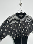 MARITHÉ + FRANÇOIS GIRBAUD x CLOSED - 1980s PANELED WAIST SHEER ZIPPED JACKET