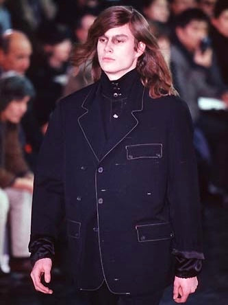 YOHJI YAMAMOTO - F/W 1997 CONTRASTING STITCHING DETAILS BLAZER