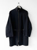 ARMANI JEANS - 1990s FUNNEL NECK ZIPPED VELVETY JACKET