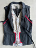 1990s LAYERED CORSET VEST TOP