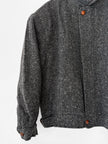 VALENTINO - 1980s BOXY FIT HERRINGBONE BOMBER JACKET