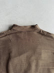ISSEY MIYAKE - 2000s ASYMMETRICAL FRONT TWO TONE LIGHT JACKET
