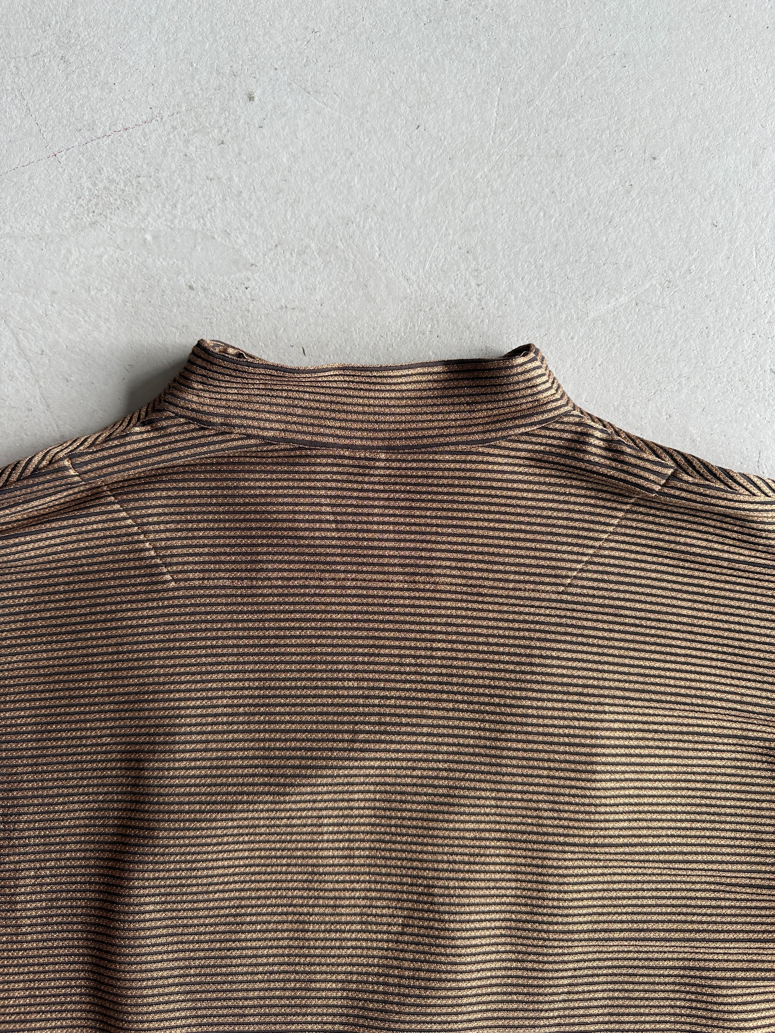 ISSEY MIYAKE - 2000s ASYMMETRICAL FRONT TWO TONE LIGHT JACKET