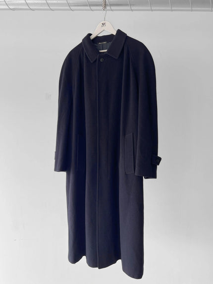EMPORIO ARMANI - 1980s DROPPED SHOULDERS LONG COAT