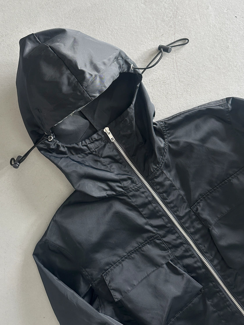 YOHJI YAMAMOTO D'URBAN A.A.R. - 1990s FOLDABLE WINDBREAKER JACKET WITH NINJA HOOD