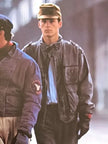ARMANI JEANS - F/W 1989 WOOL LINING DENIM BOMBER JACKET