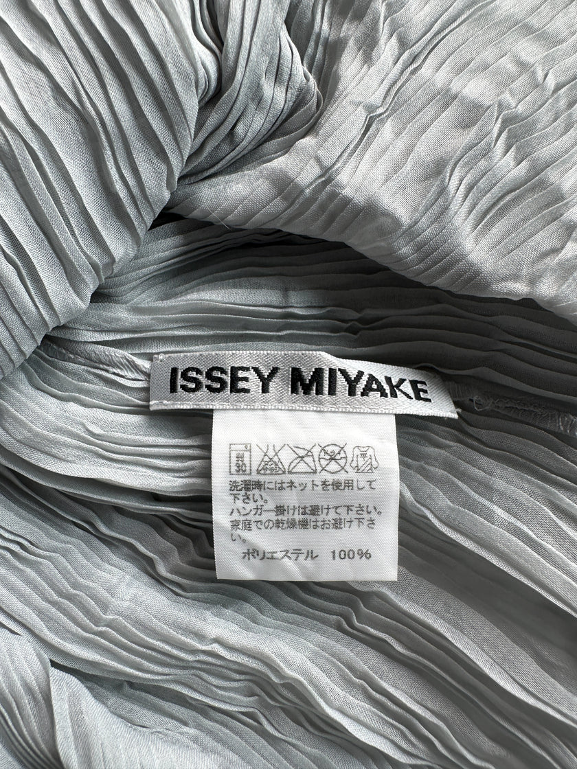 ISSEY MIYAKE - F/W 2000 BUBBLE PLEATED BUTTONED BLOUSE
