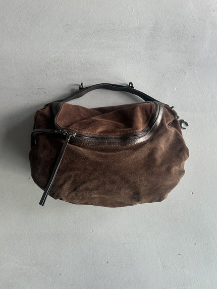 C'N'C COSTUME NATIONAL - F/W 2010 SUEDE LARGE HOBO BAG