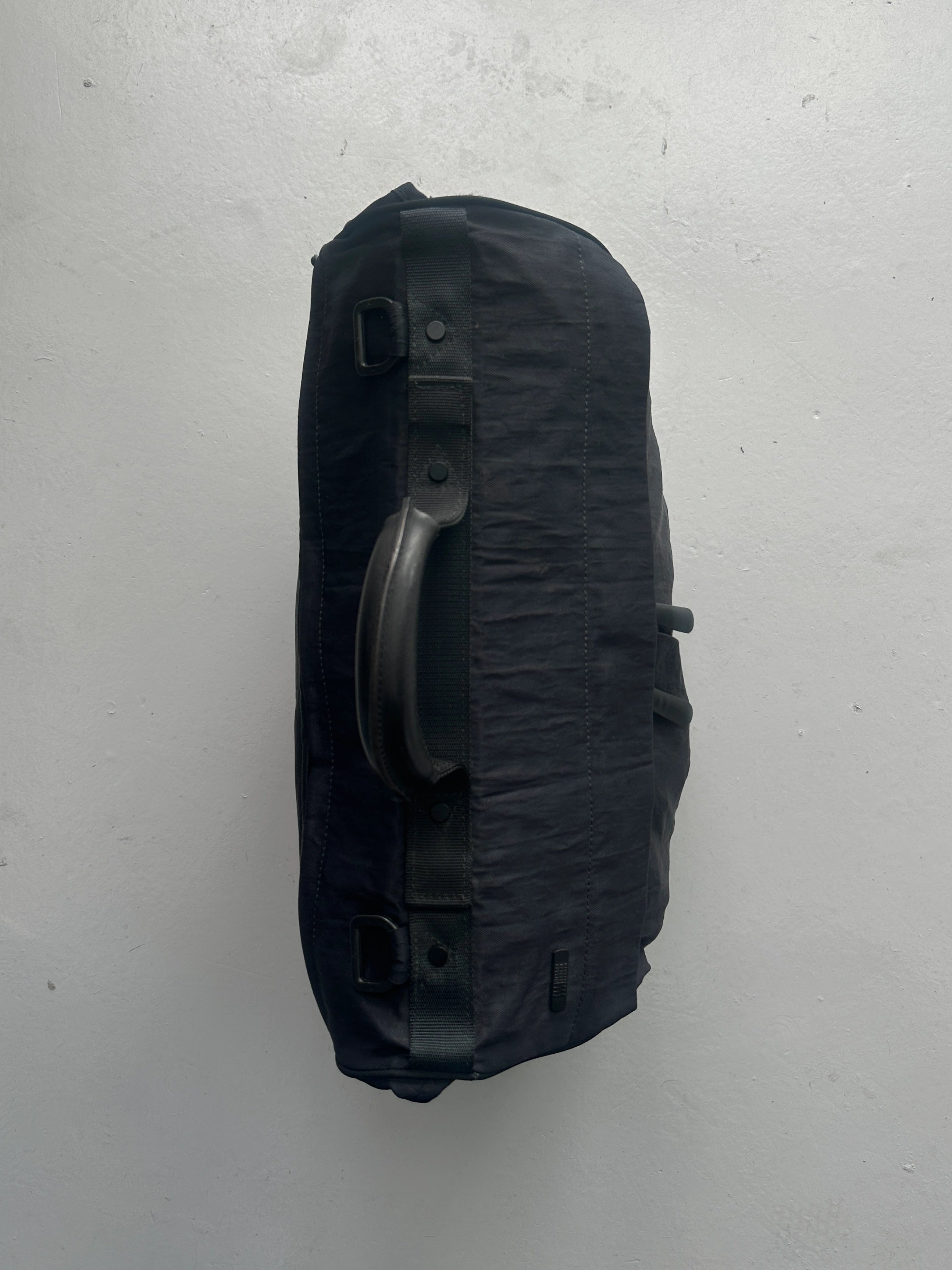 ISSEY MIYAKE IM - 1990s TOP HANDLE NYLON BAG WITH REMOVABLE SHOULDER STRAP