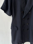 JEAN PAUL GAULTIER - 1990s SHORT SLEEVE DOUBLE BREASTED BLAZER