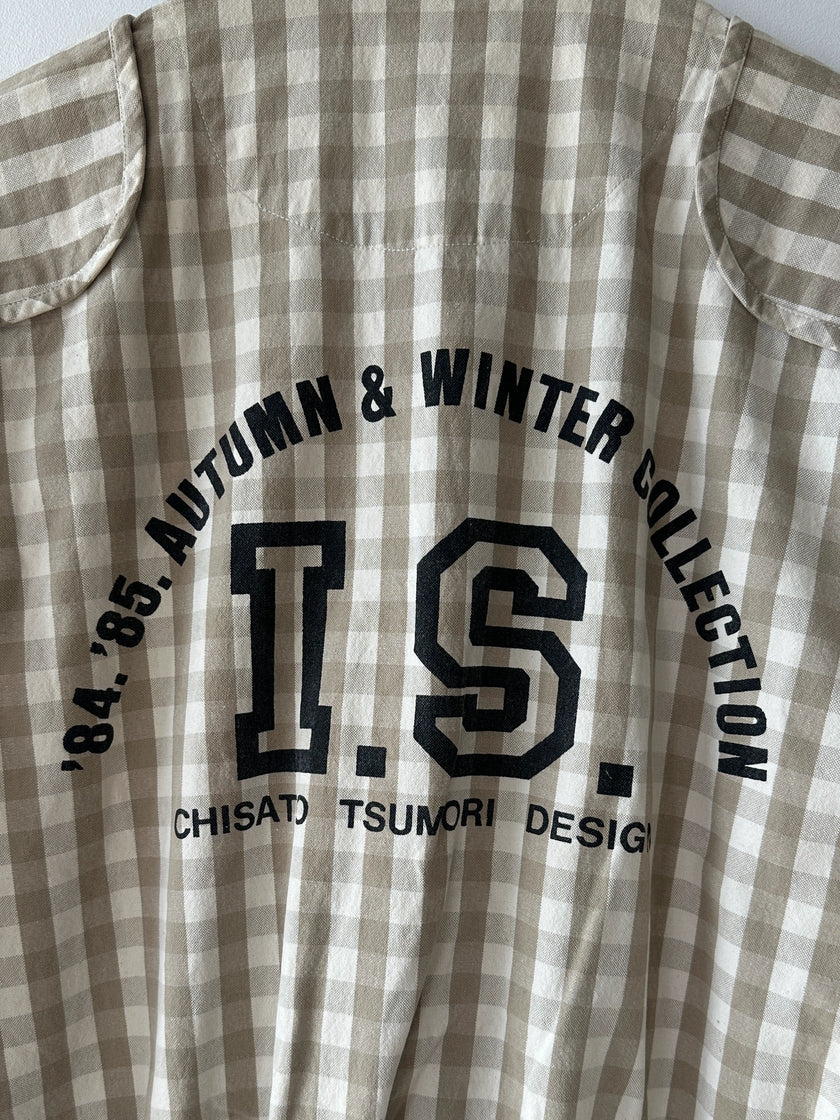 ISSEY MIYAKE IS X TSUMORI CHISATO - A/W 1984/85 CHECKED BOMBER JACKET