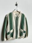 ARMANI JEANS - S/S 1992-1993 STRIPED COTTON BOMBER JACKET