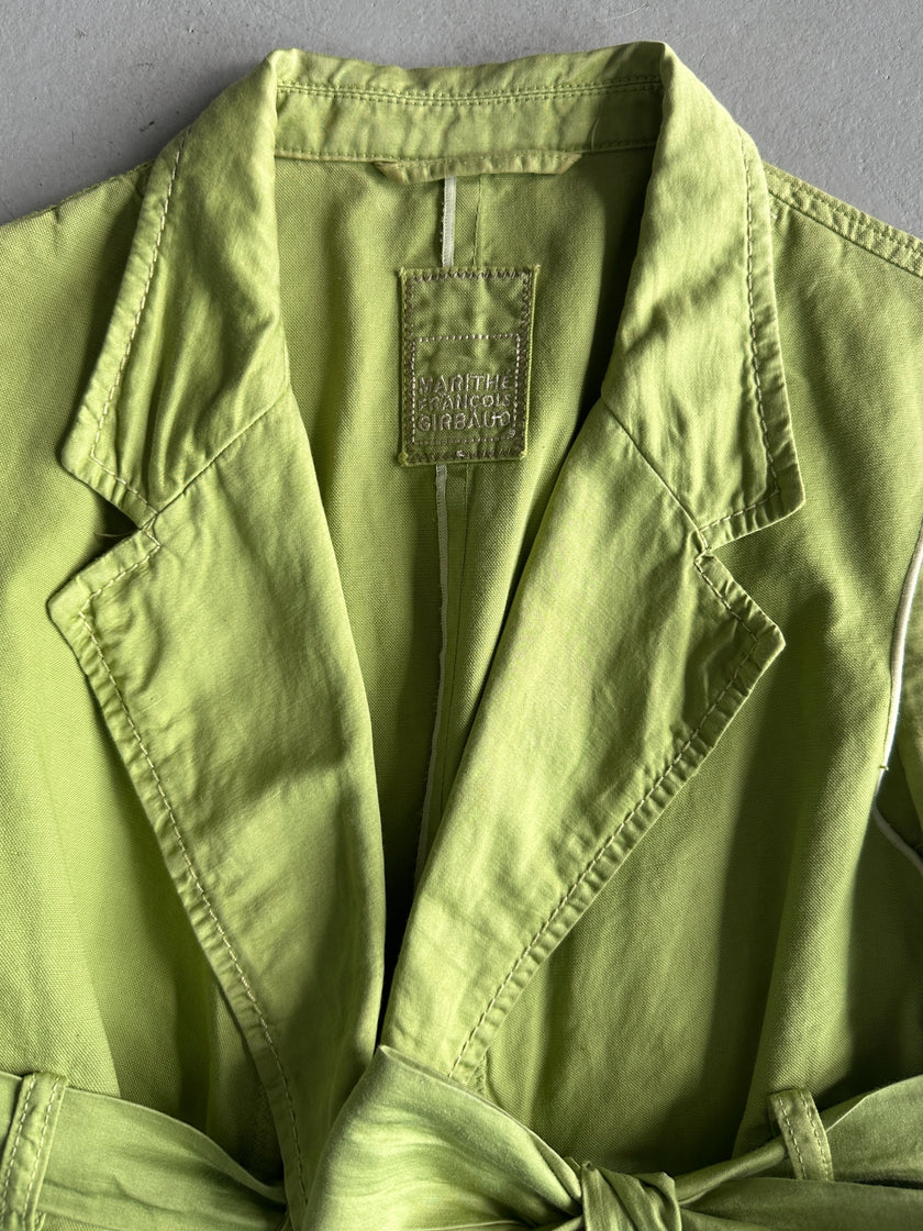 MARITHÉ + FRANÇOIS GIRBAUD - S/S 2006 TIE FRONT COTTON BLAZER