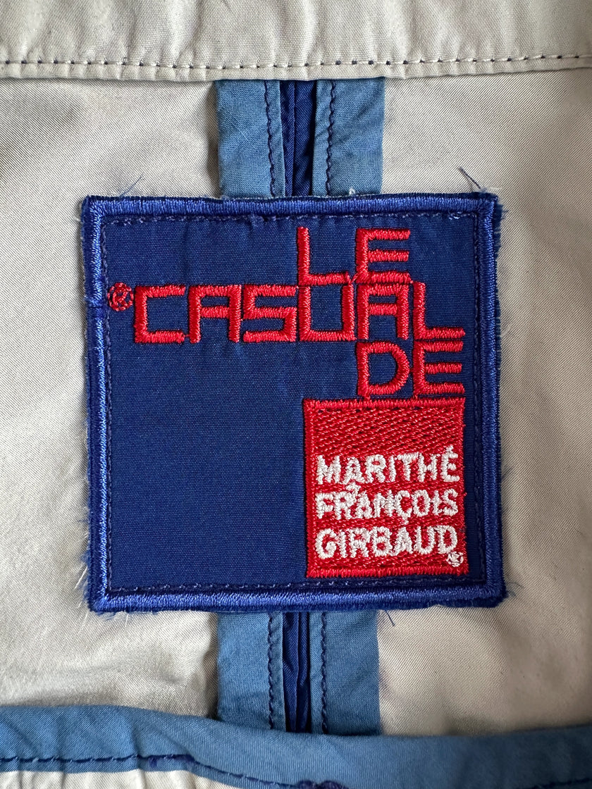 MARITHÉ + FRANÇOIS GIRBAUD - S/S 2013 FUNNEL NECK LAYERED LIGHT JACKET