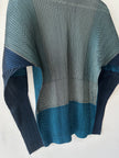 ISSEY MIYAKE - A/W 2013 PLEATED ZIPPED LONG SLEEVE TOP