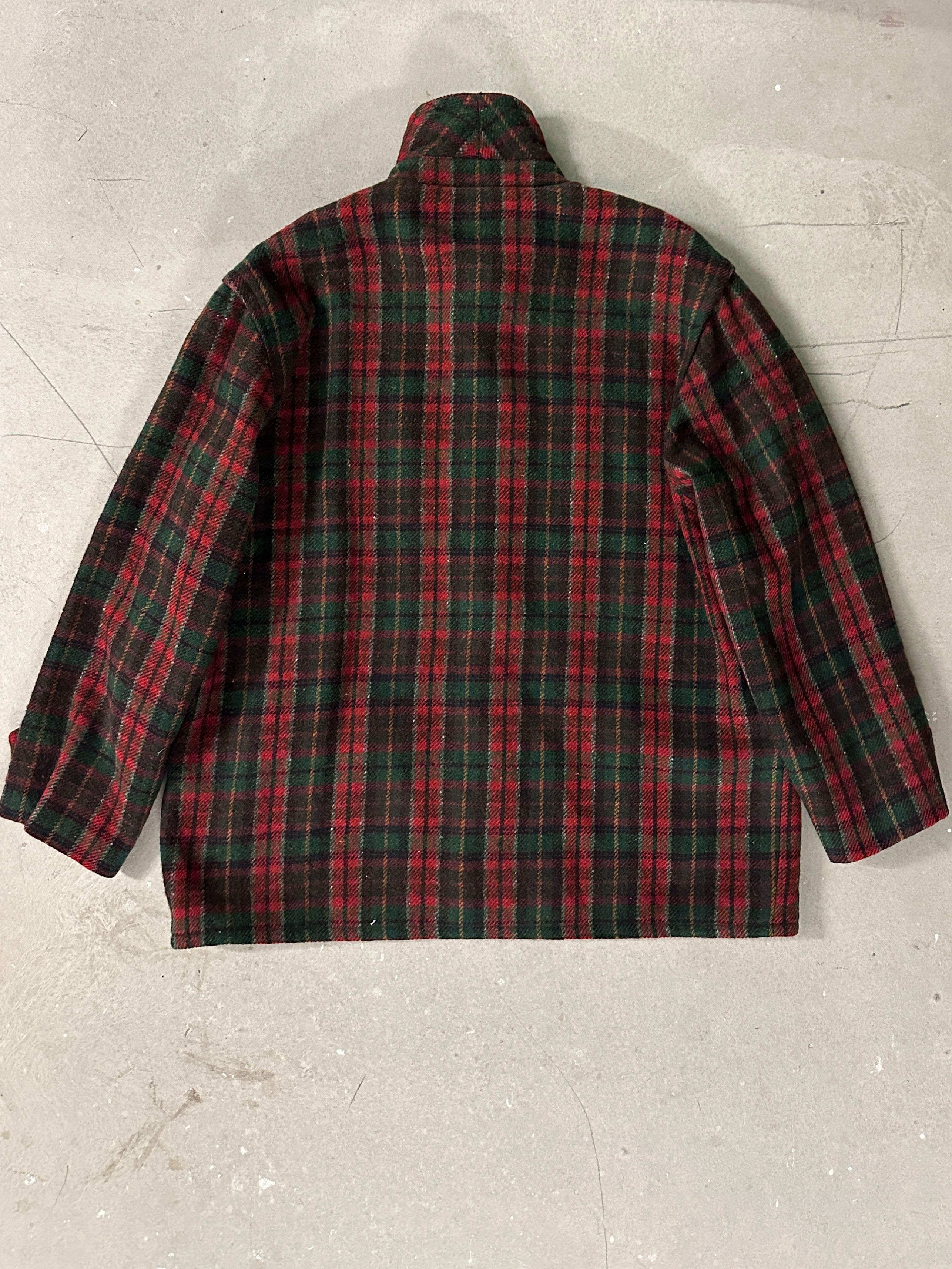 MOSCHINO -  1980s WOOL CHECKED JACKET