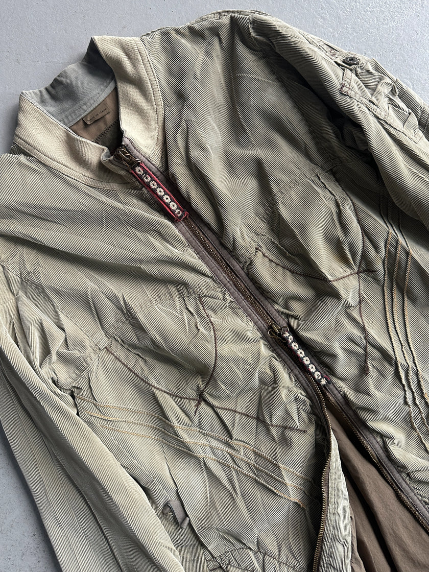 MARITHÉ + FRANÇOIS GIRBAUD - F/W 2003 LONG JACKET WITH FISHTAIL HEM