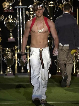 DSQUARED2 - S/S 2002 ZIPPED LEG CARGO TROUSERS