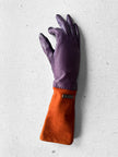 GALLIANO by JOHN GALLIANO - circa 2008 TWO TONE LEATHER AND SUEDE GLOVES