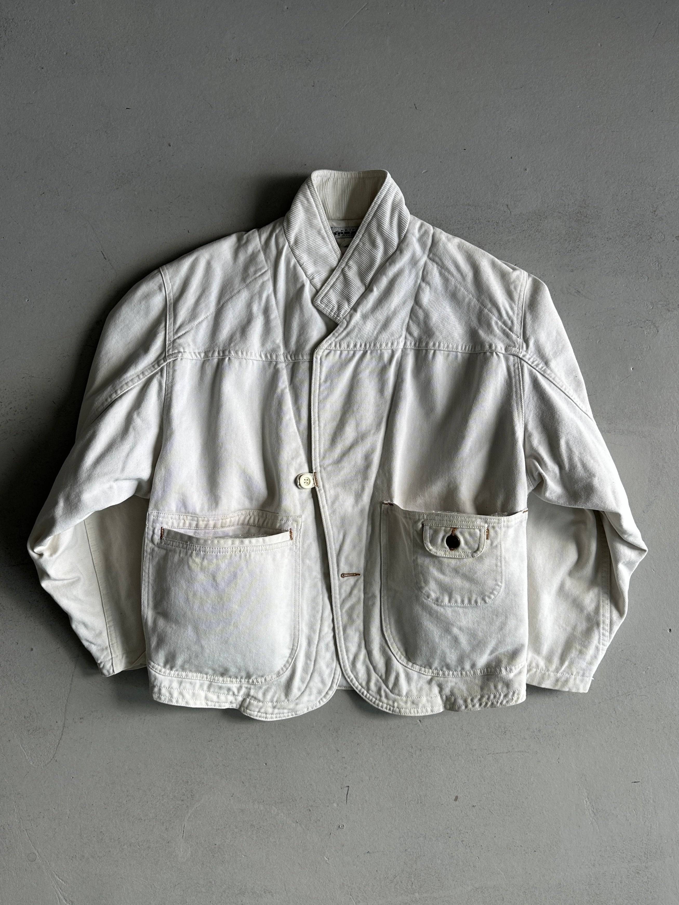 MARITHÉ + FRANÇOIS GIRBAUD - 1980s BOXY FIT DENIM BOMBER JACKET