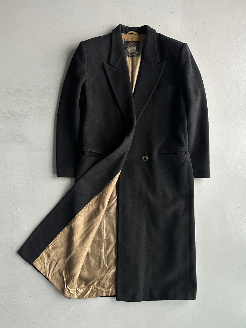EMPORIO ARMANI - early 1990s WOOL AND CASHMERE LONG COAT